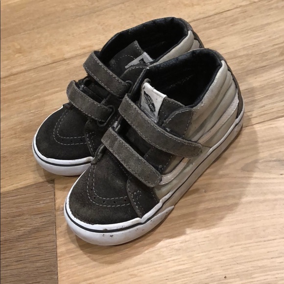 velcro high top vans